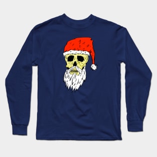 Santa Skull Long Sleeve T-Shirt